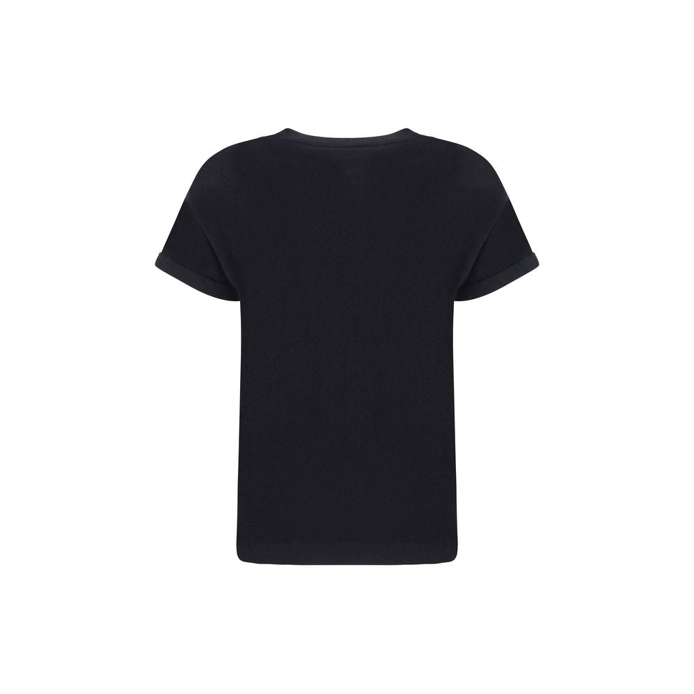 Brunello Cucinelli Black Nylon T-Shirt | Regal Royce