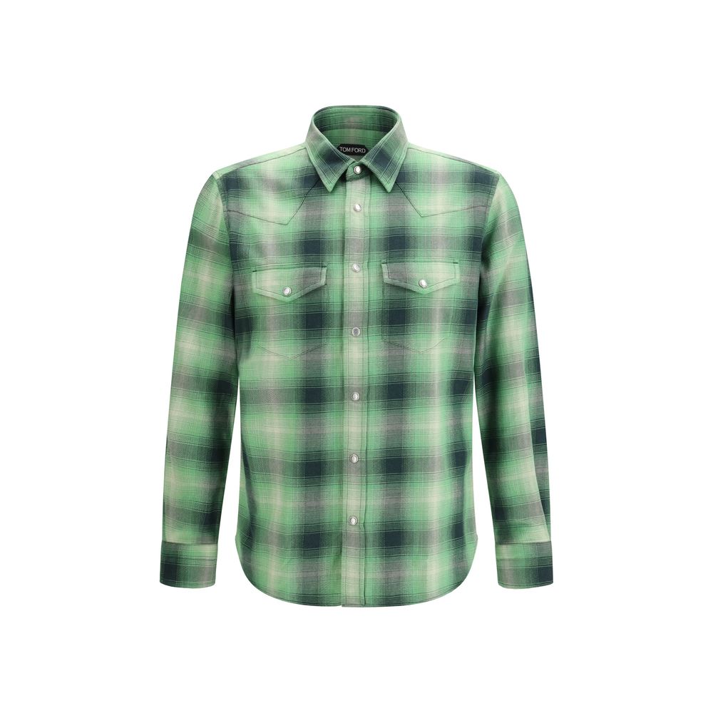 Tom Ford Bicolor Cotton Pattern Shirt | Regal Royce