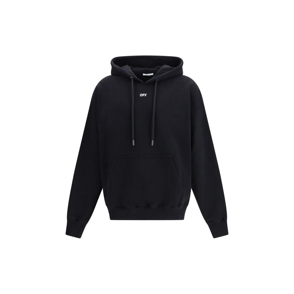 Off-White Black Cotton Sweatshirt | Regal Royce