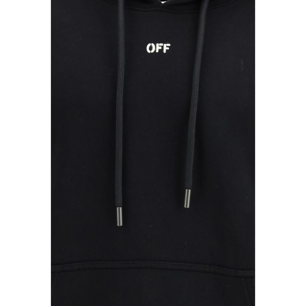 Off-White Black Cotton Sweatshirt | Regal Royce