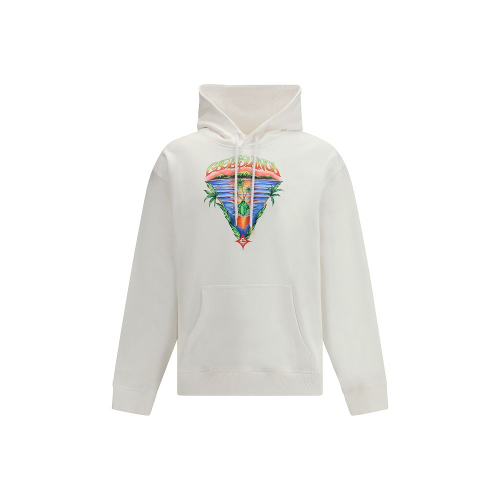 Casablanca White Cotton Sweatshirt | Regal Royce