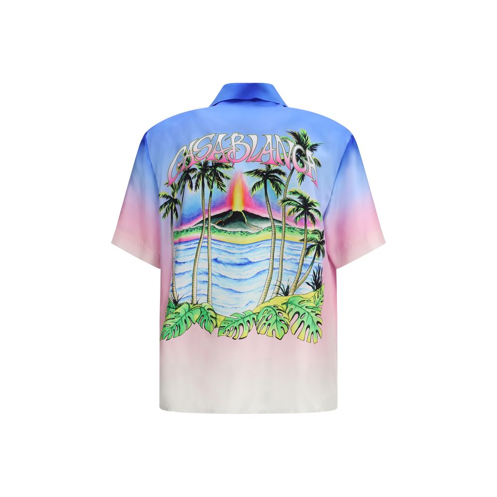 Casablanca Multicolor Silk Pattern Shirt | Regal Royce