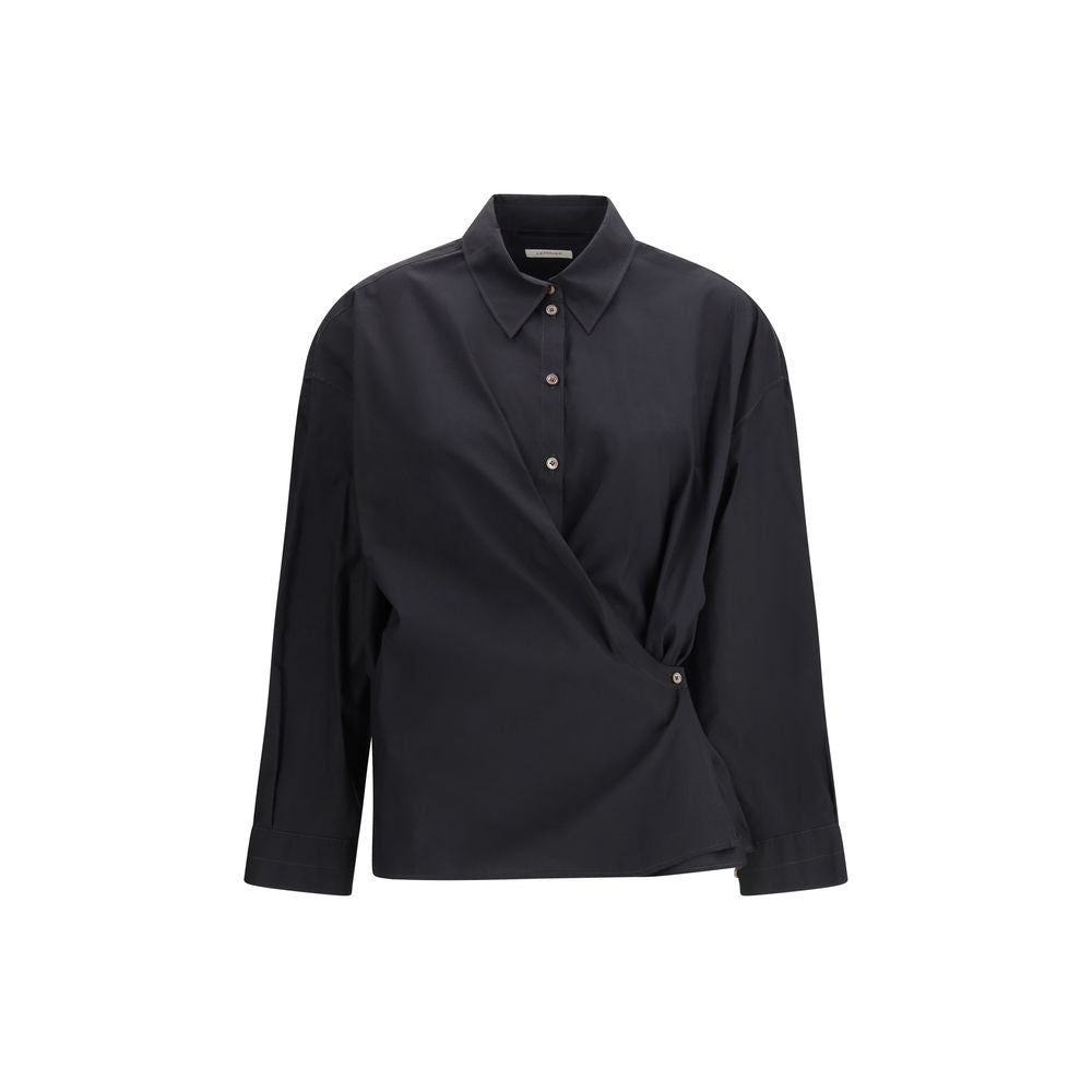 Lemaire Black Cotton Dress Shirt | Regal Royce