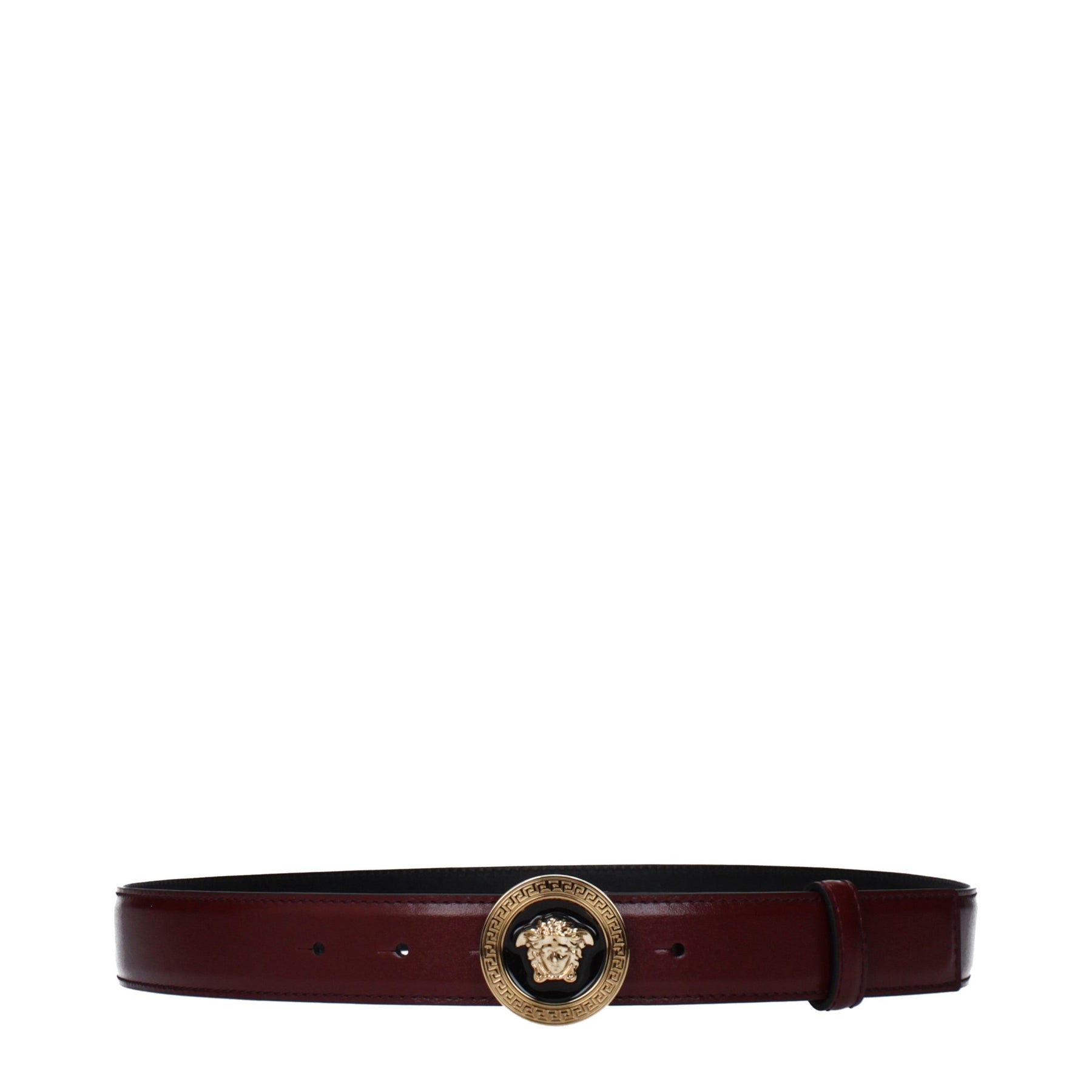 Versace Red Leather Regular Belt | Regal Royce