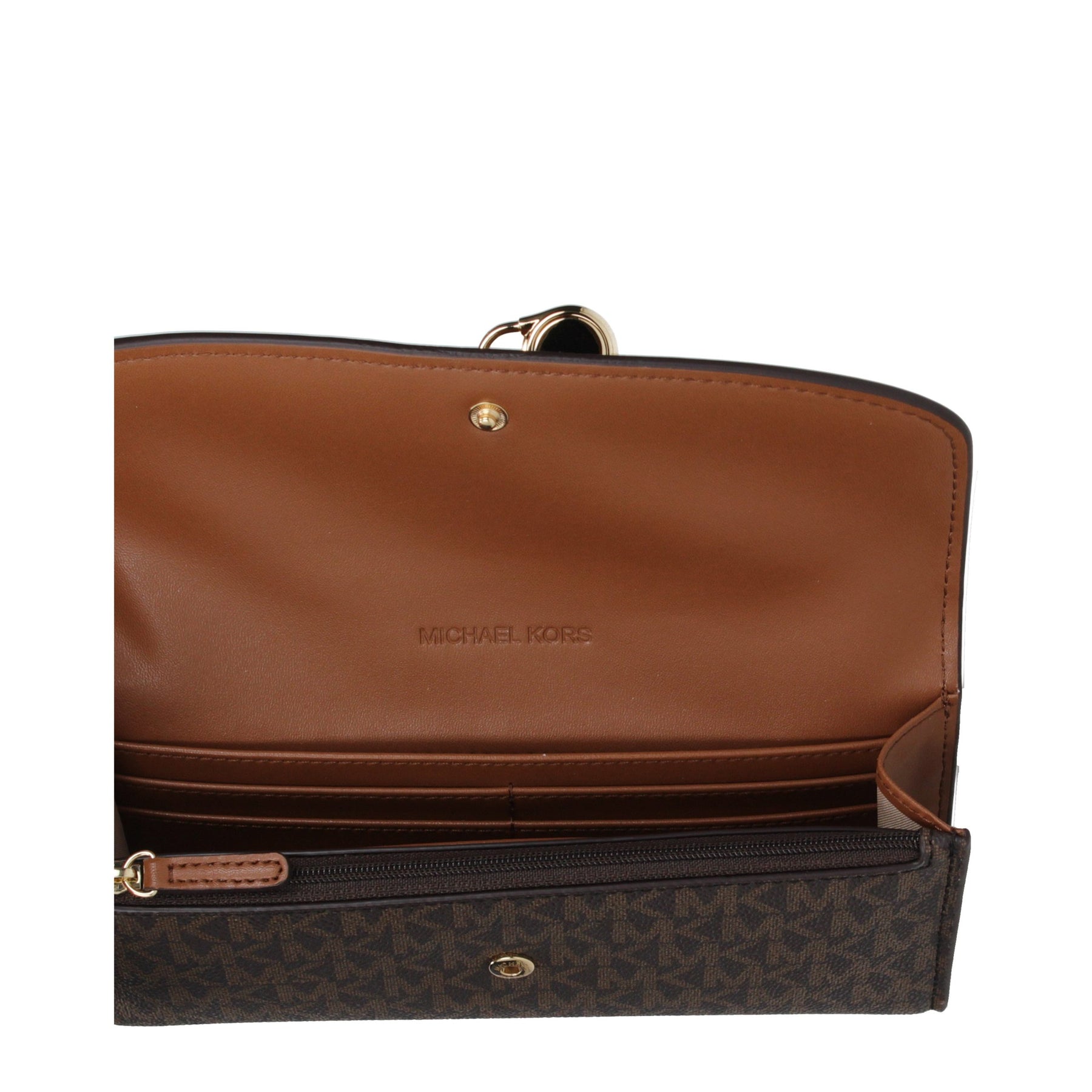 Michael Kors Brown Fabric Wallet | Regal Royce