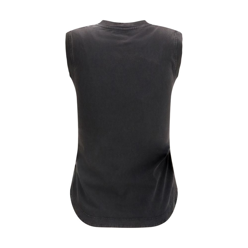 The Attico Black Cotton Top | Regal Royce