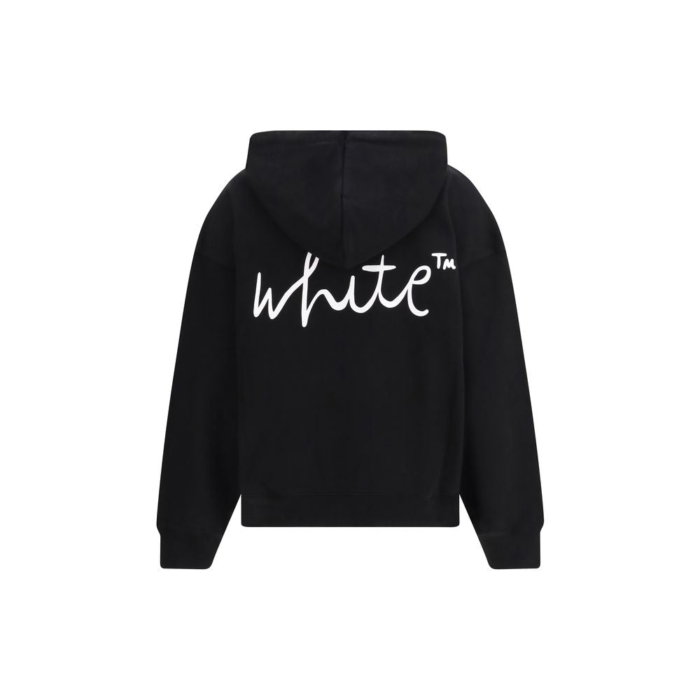 Off-White Black Cotton Sweatshirt | Regal Royce