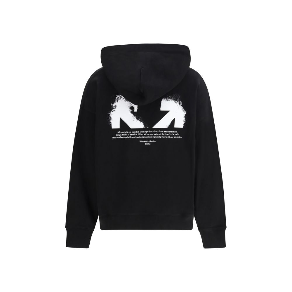 Off-White Black Cotton Sweatshirt | Regal Royce