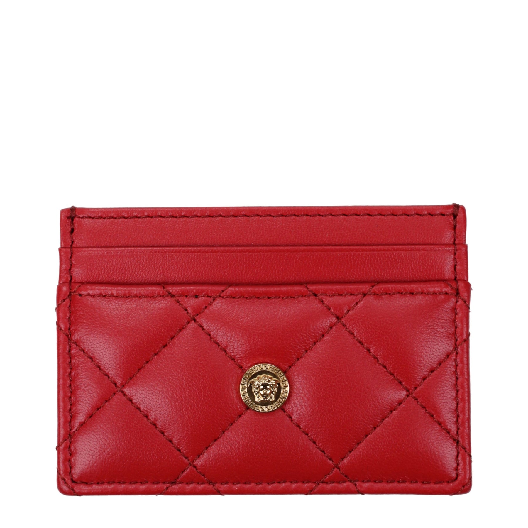 Versace Red Leather Cardholder | Regal Royce