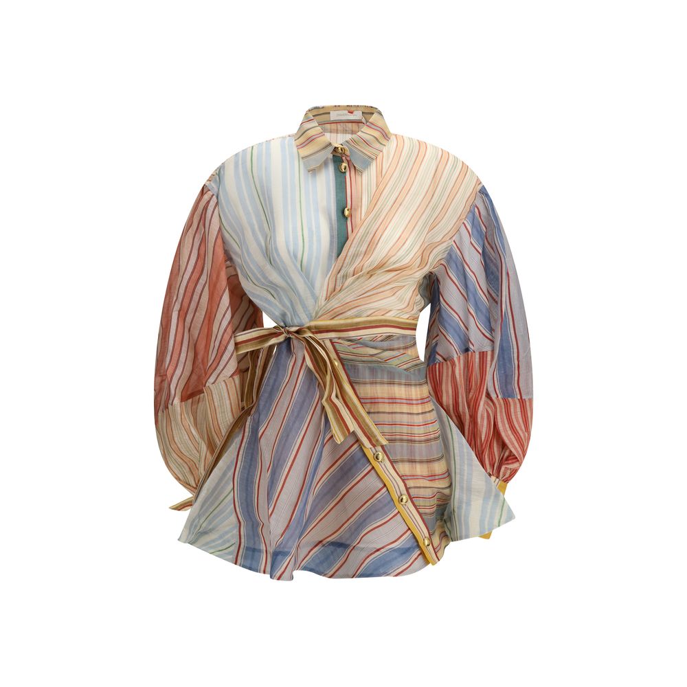 Zimmermann Multicolor Linen Casual Dress | Regal Royce