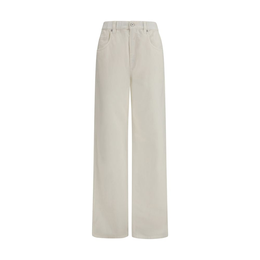 Brunello Cucinelli White Cotton Jeans Denim | Regal Royce