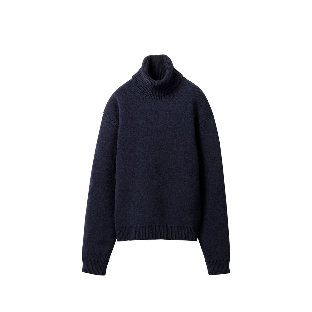 Miu Miu Blue Cashmere Turtleneck | Regal Royce