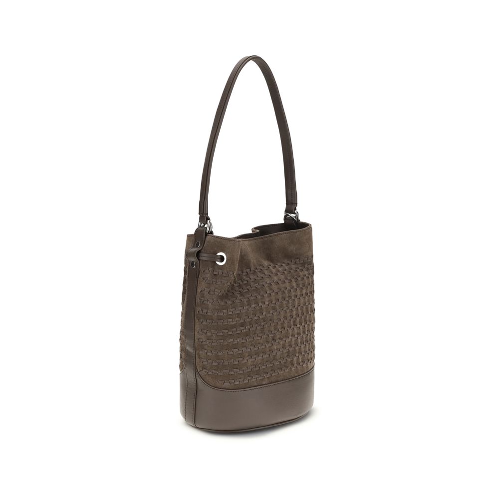 Zanellato Brown Calf Leather Bos Taurus Backet Bag | Regal Royce