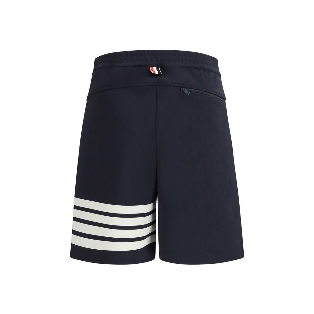 Thom Browne Blue Viscose Bermuda Shorts | Regal Royce