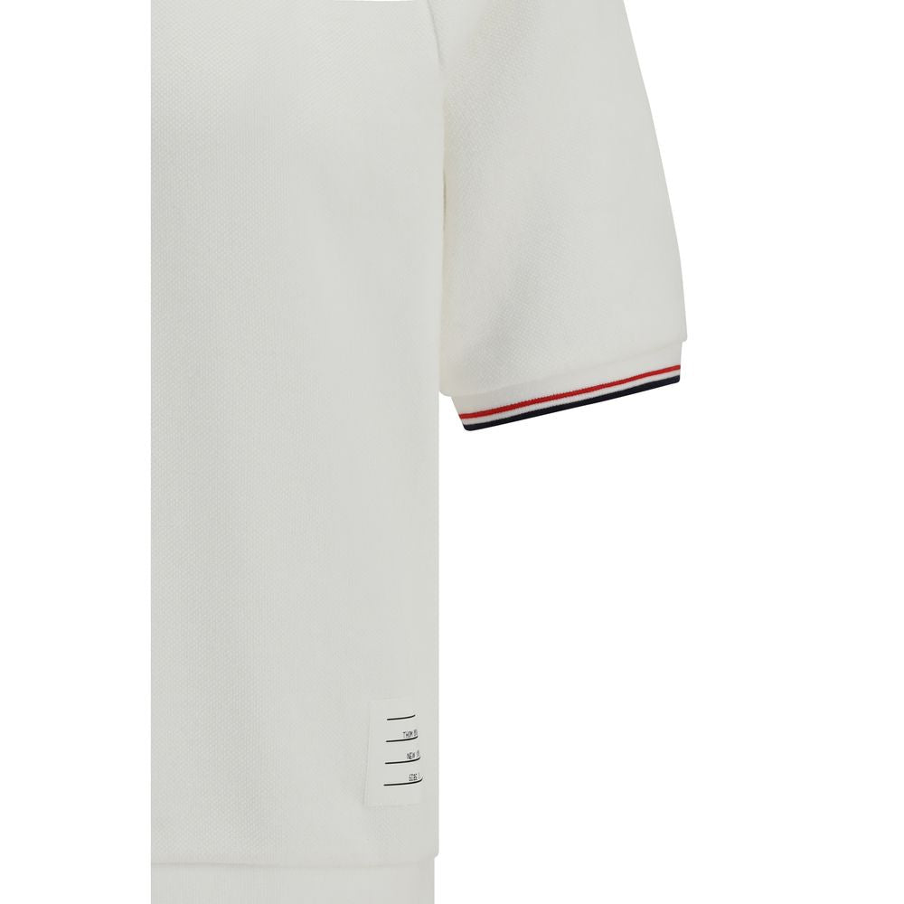 Thom Browne White Cotton Sweatshirt | Regal Royce
