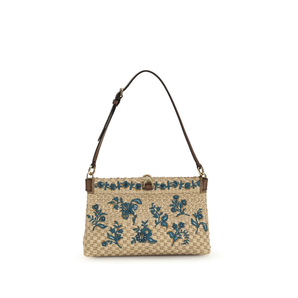 Etro Beige Viscose Shoulder Bag | Regal Royce