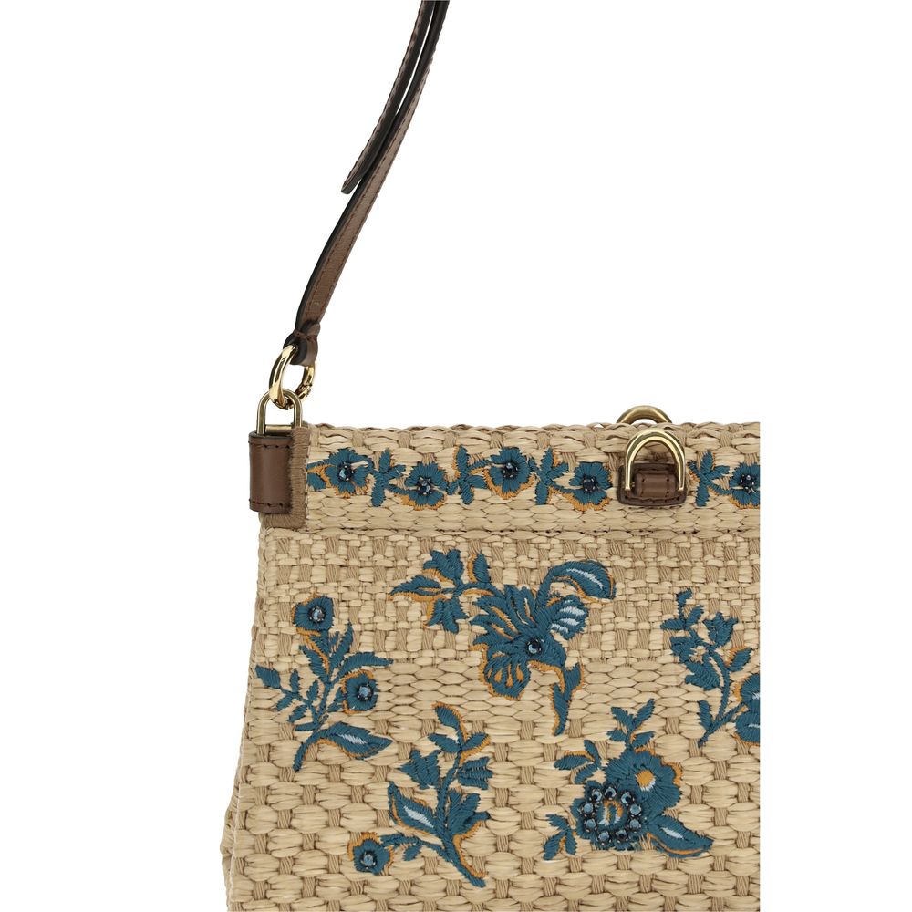 Etro Beige Viscose Shoulder Bag | Regal Royce