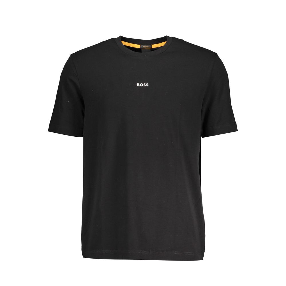 Hugo Boss Black Cotton Men's T-Shirt | Regal Royce