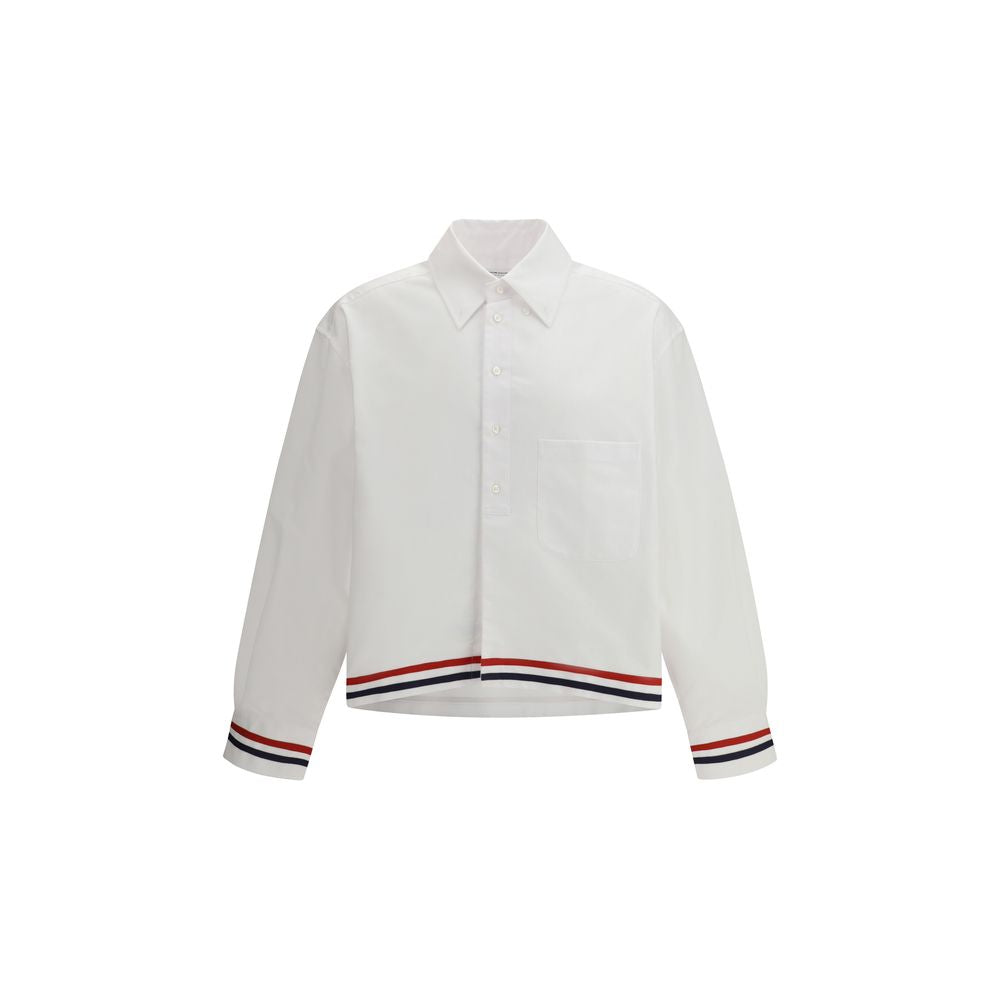 Thom Browne White Cotton Dress Shirt | Regal Royce