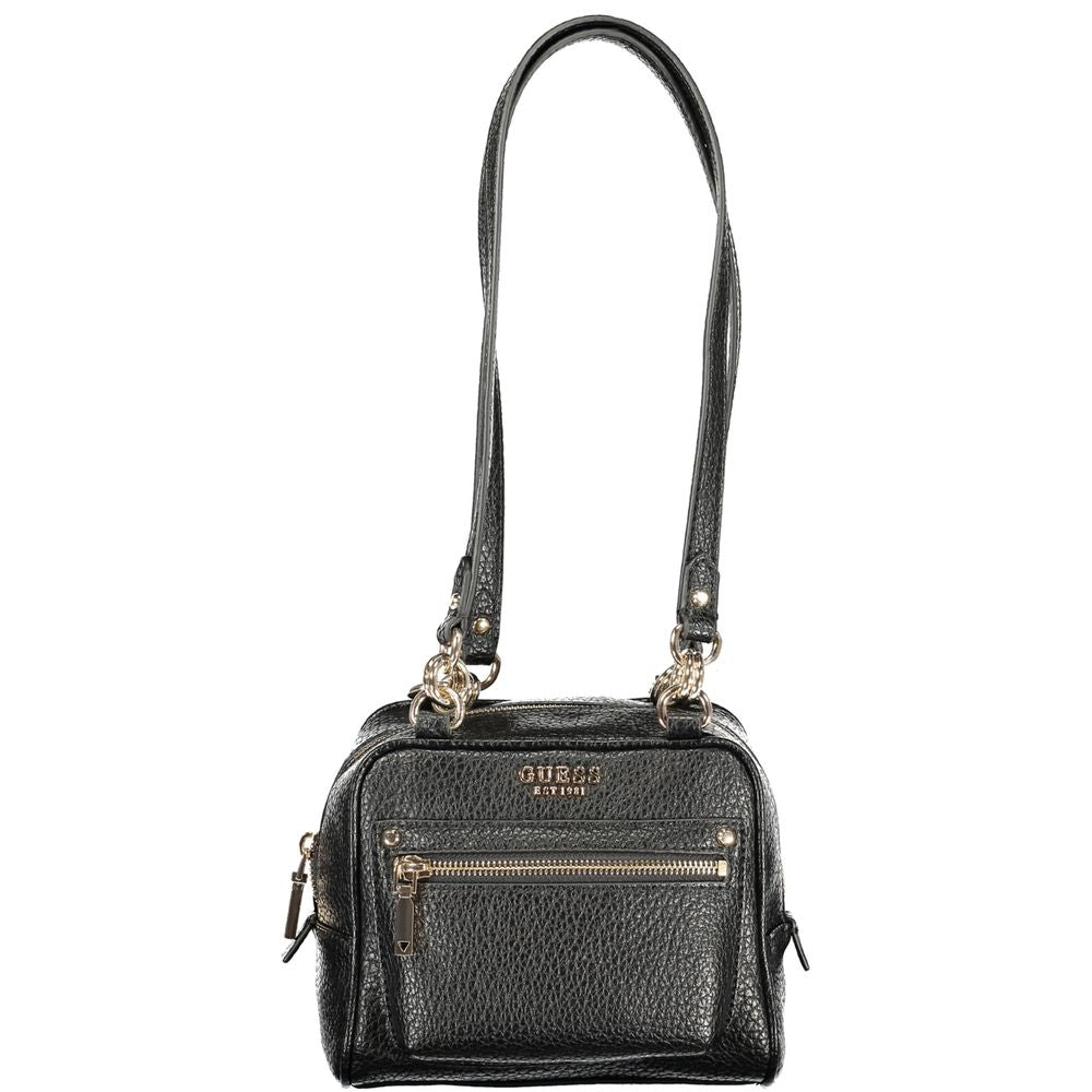 Guess Jeans Nero Polyurethane Women Handbag | Regal Royce