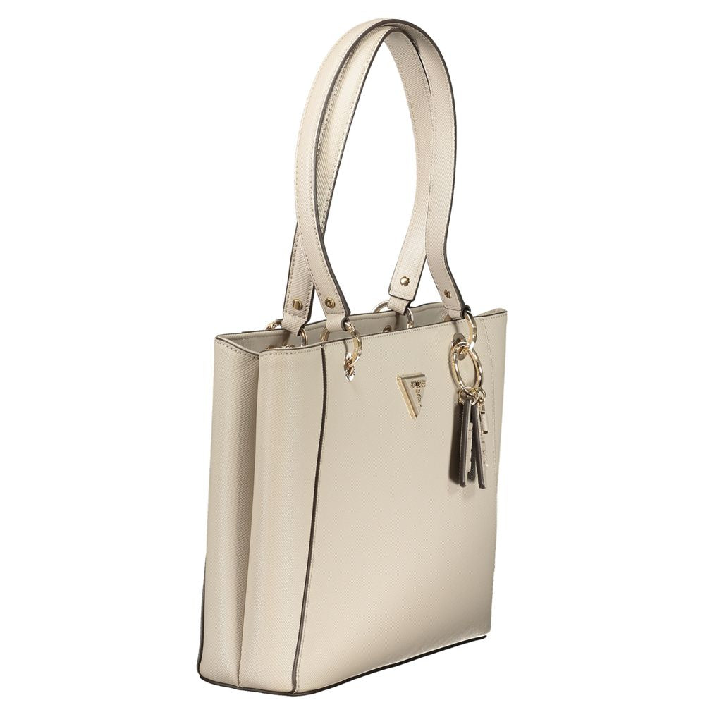 Guess Jeans Beige Poliuretano Women Handbag | Regal Royce