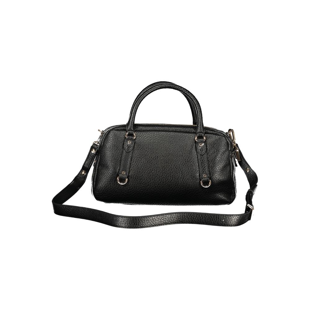 Guess Jeans Black Polyurethane Women Handbag | Regal Royce