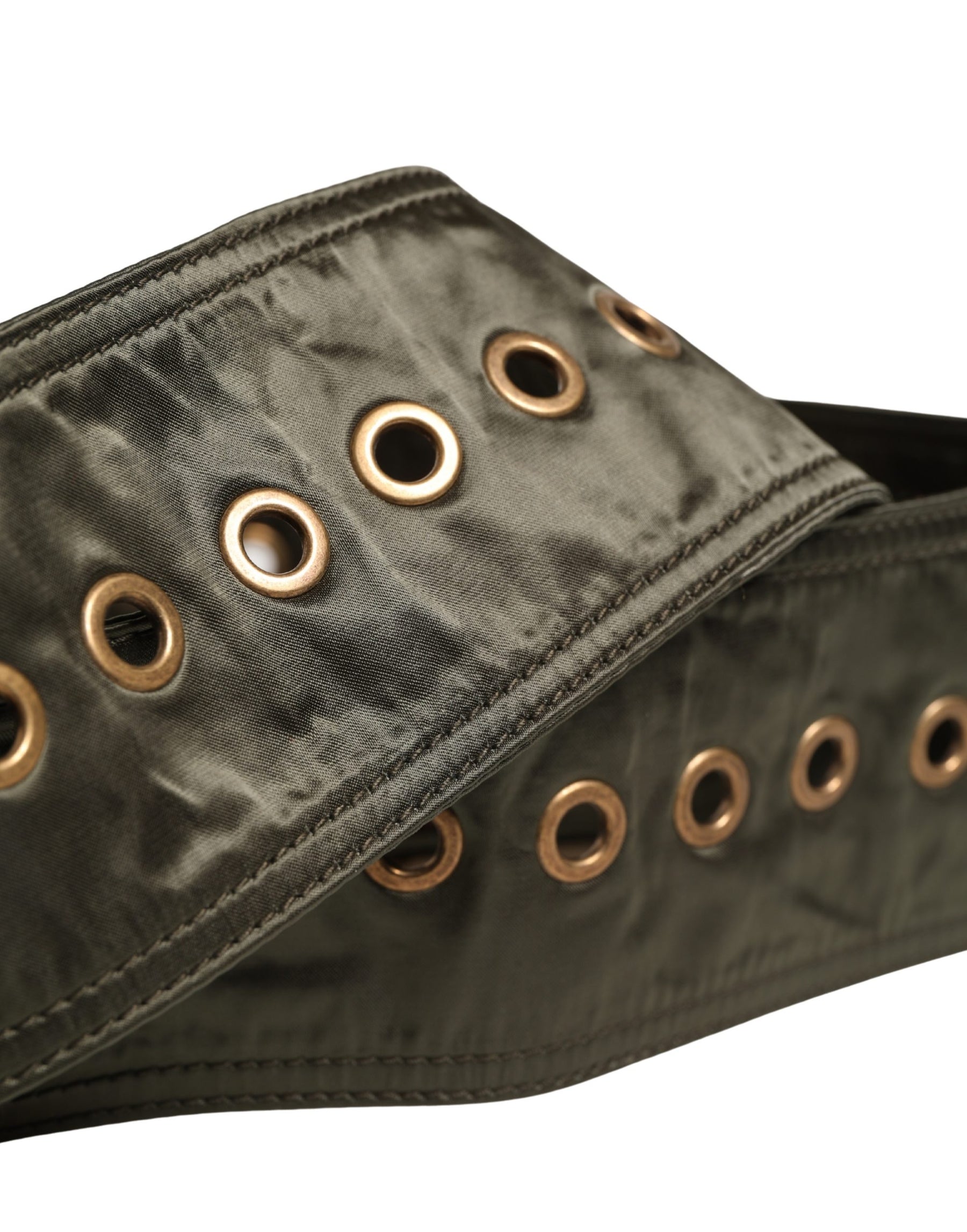 Dolce & Gabbana Men Black Wide Leather DG Metal Buckle Belt | Regal Royce