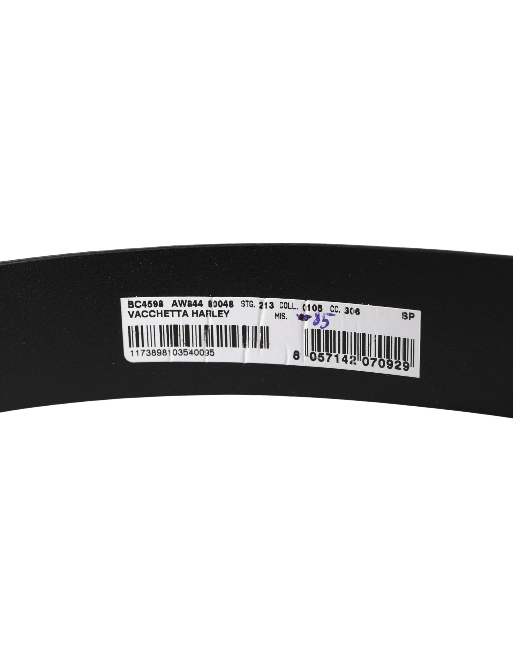 Dolce & Gabbana Men Brown Classic Leather Metal Buckle Belt | Regal Royce