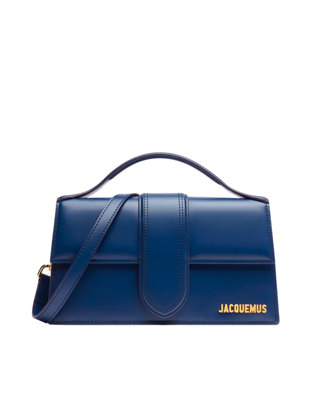 Jacquemus Dark NavyLeather Le Grand Bambino Handbag | Regal Royce