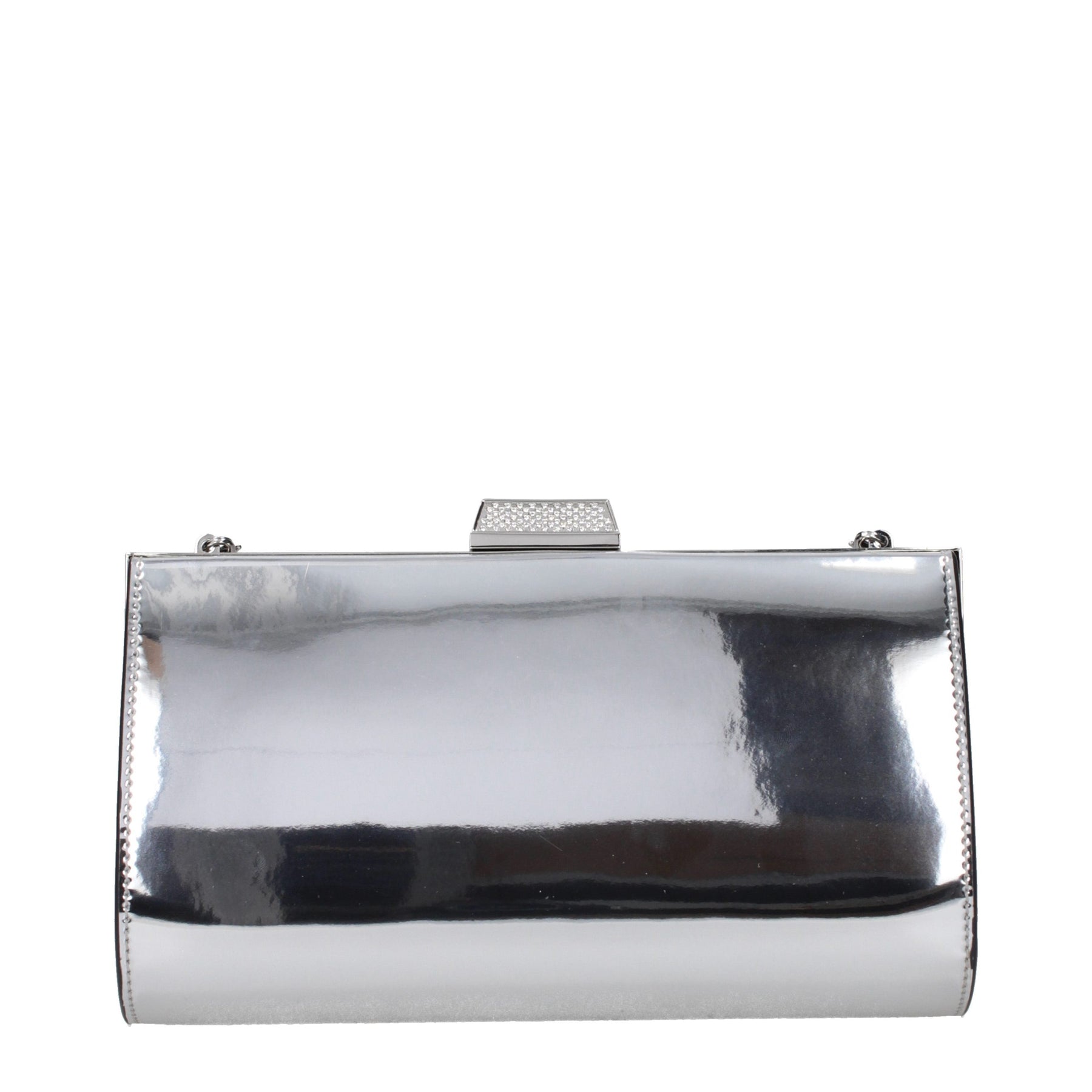 Jimmy Choo Gray Leather Clutch Bag | Regal Royce