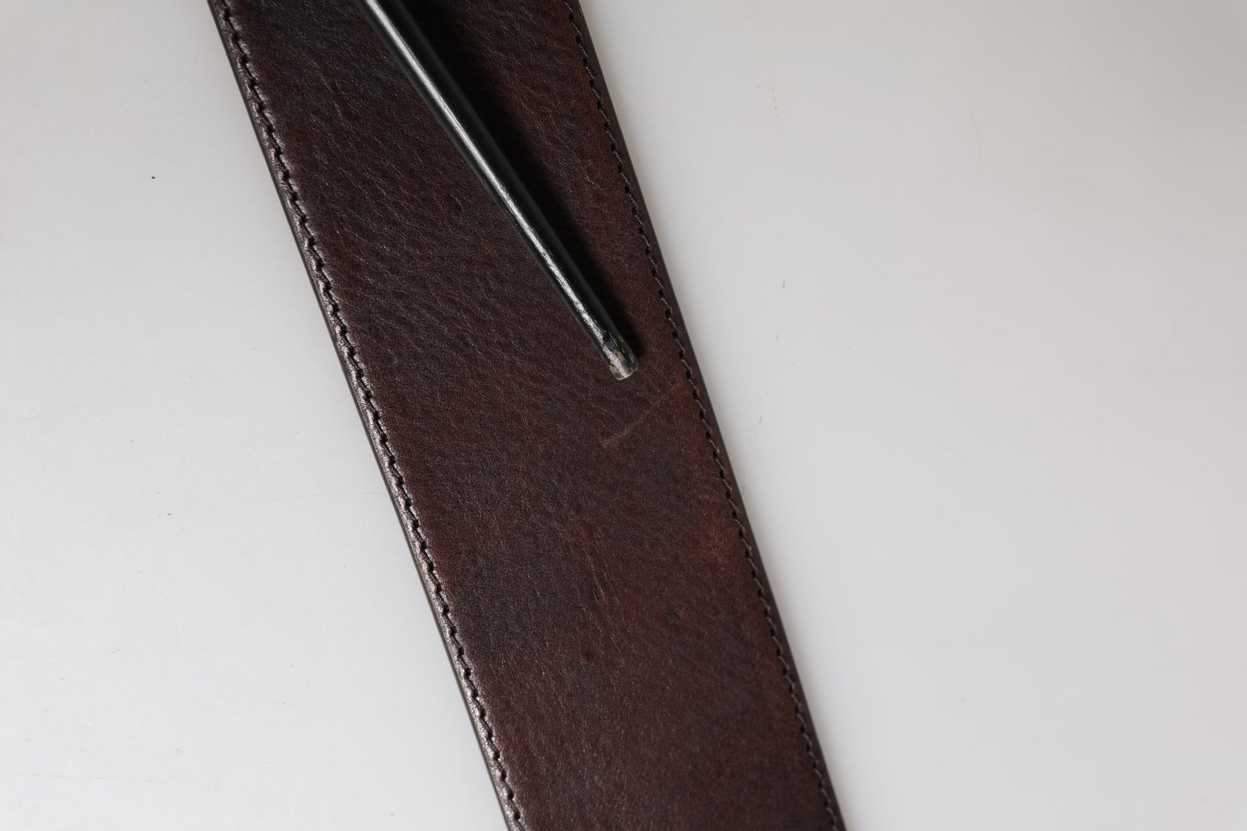 Dolce & Gabbana Men Brown Calfskin Leather Metal Buckle Belt | Regal Royce