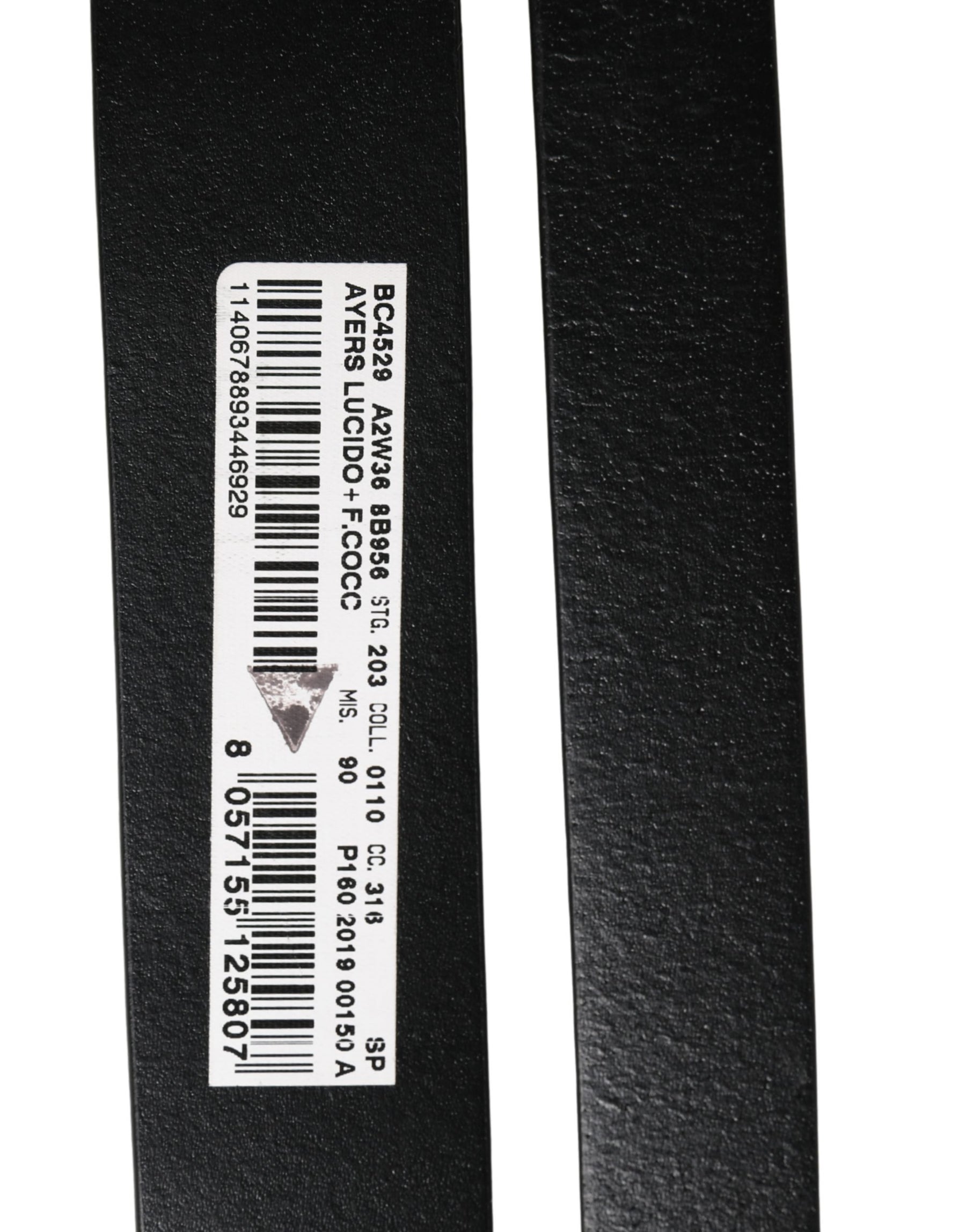 Dolce & Gabbana Men Black Exotic Leather Double Strap Belt | Regal Royce