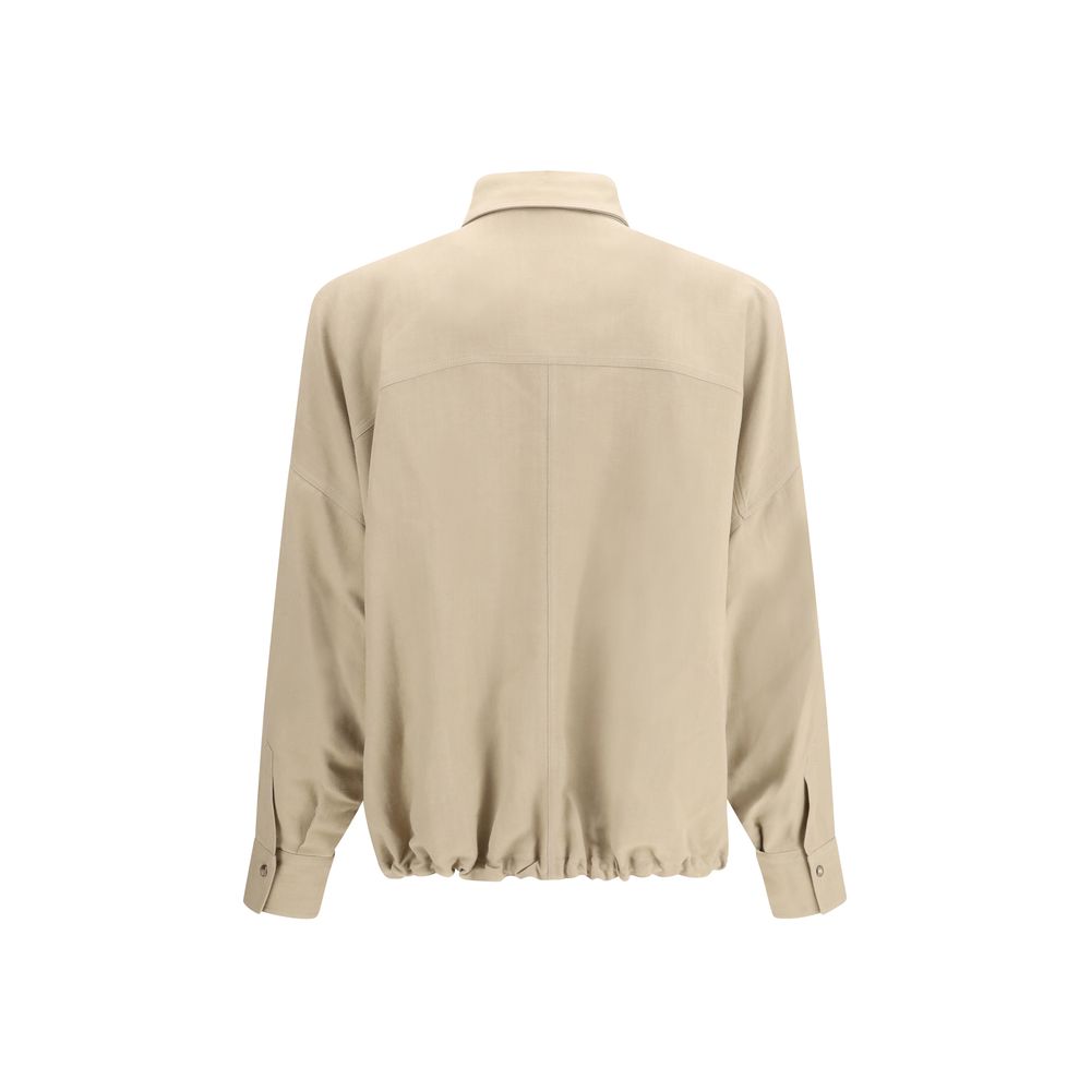 Brunello Cucinelli Beige Viscose Blouse | Regal Royce