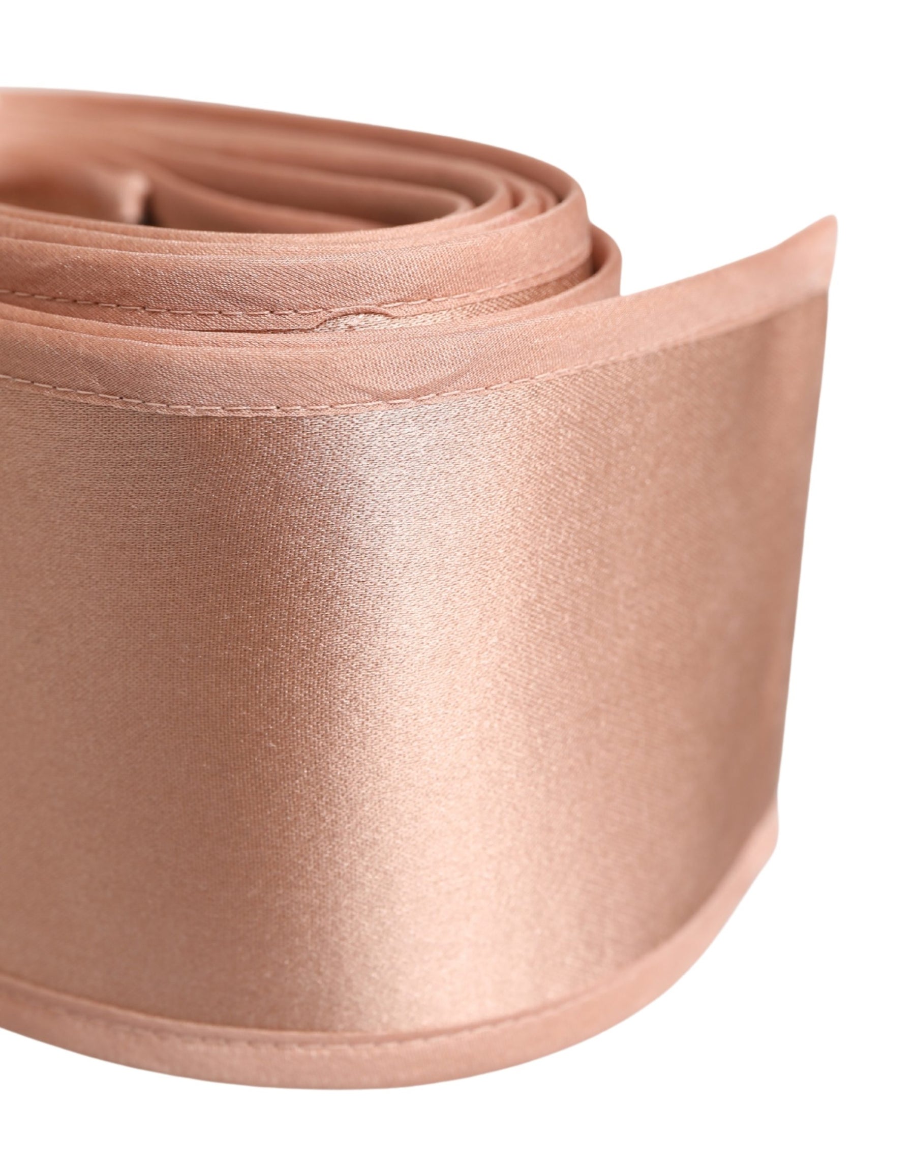 Dolce & Gabbana Light Pink Silk Satin Waist Women Cintura Belt | Regal Royce