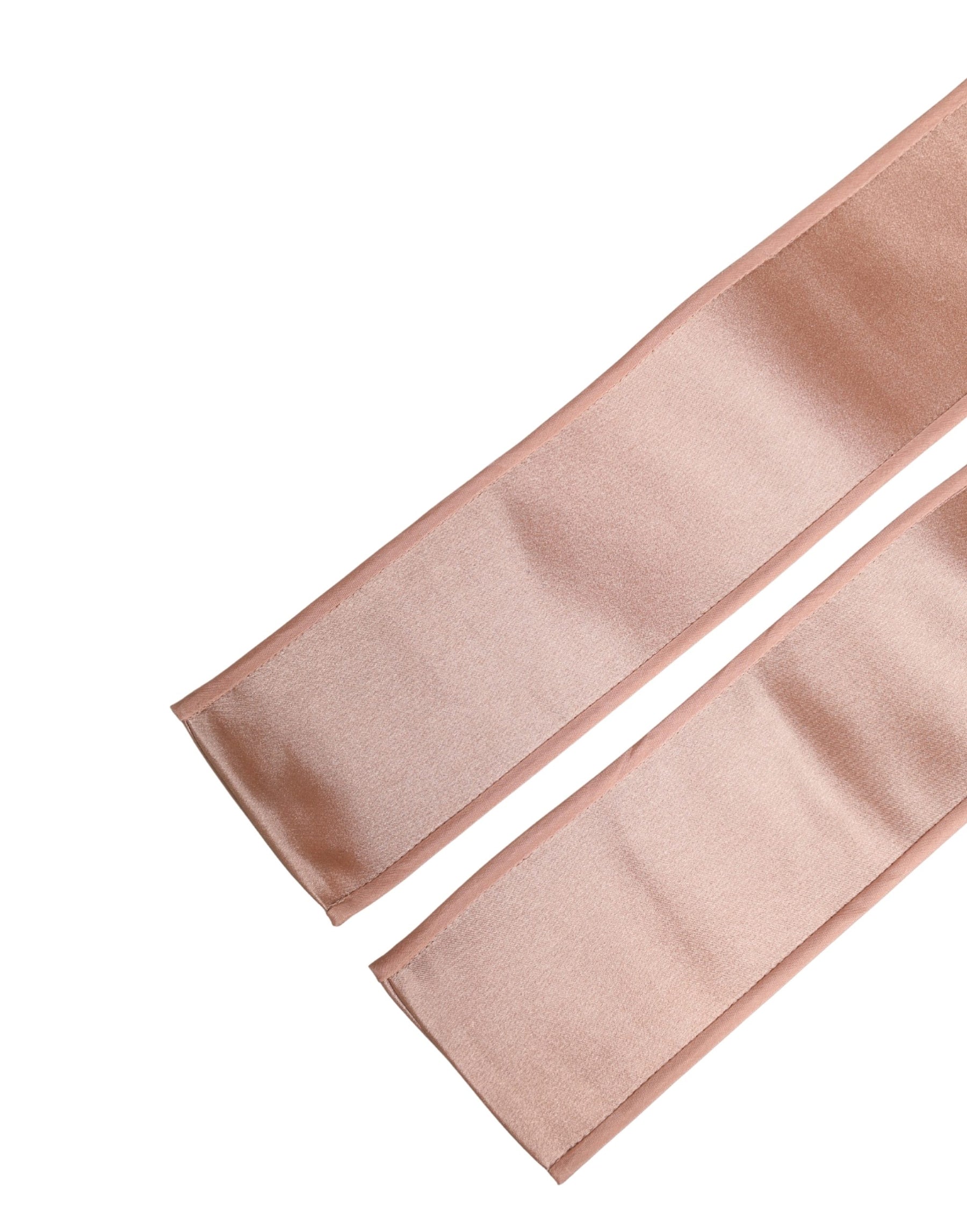 Dolce & Gabbana Light Pink Silk Satin Waist Women Cintura Belt | Regal Royce