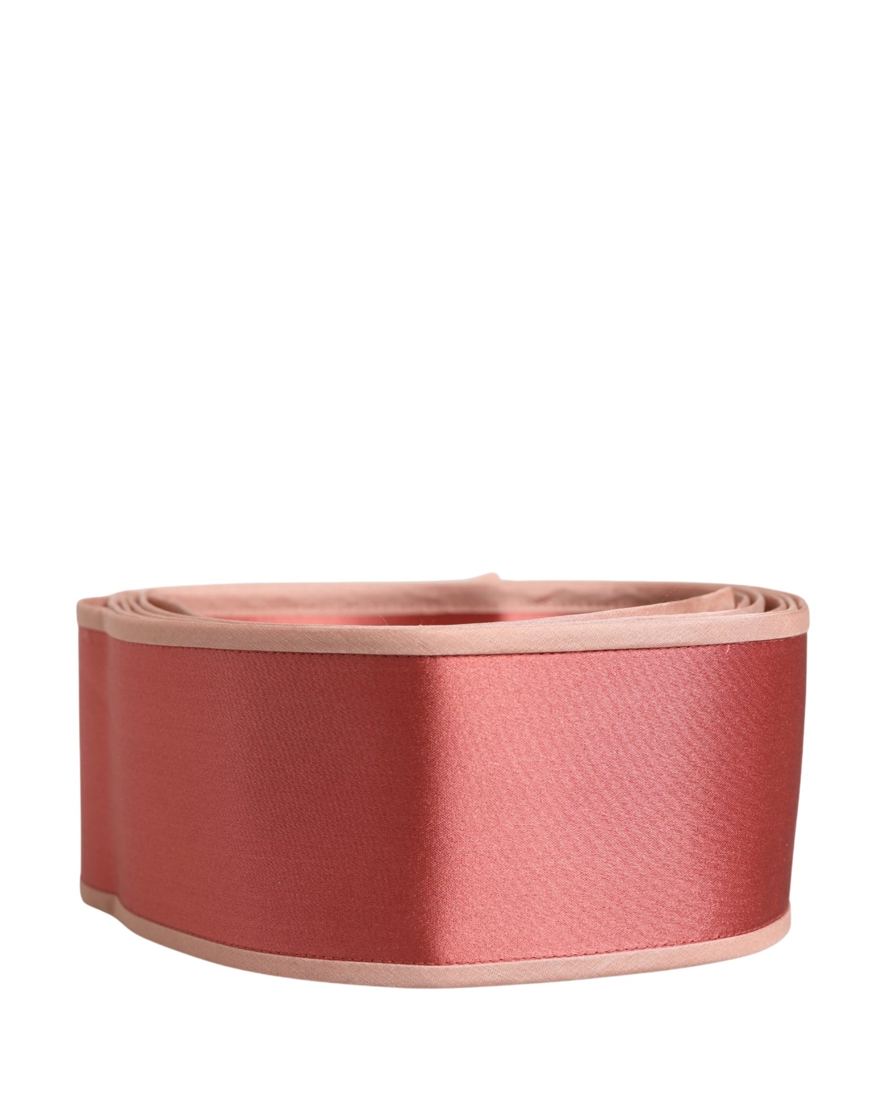 Dolce & Gabbana Pink Silk Satin Waist Women Cintura Belt | Regal Royce
