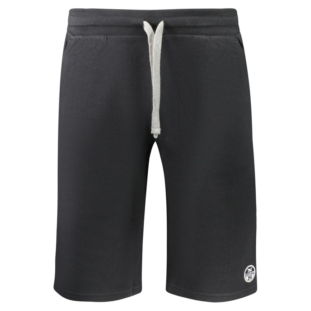 North Sails Black Cotton Men's Sweatpant | Regal Royce