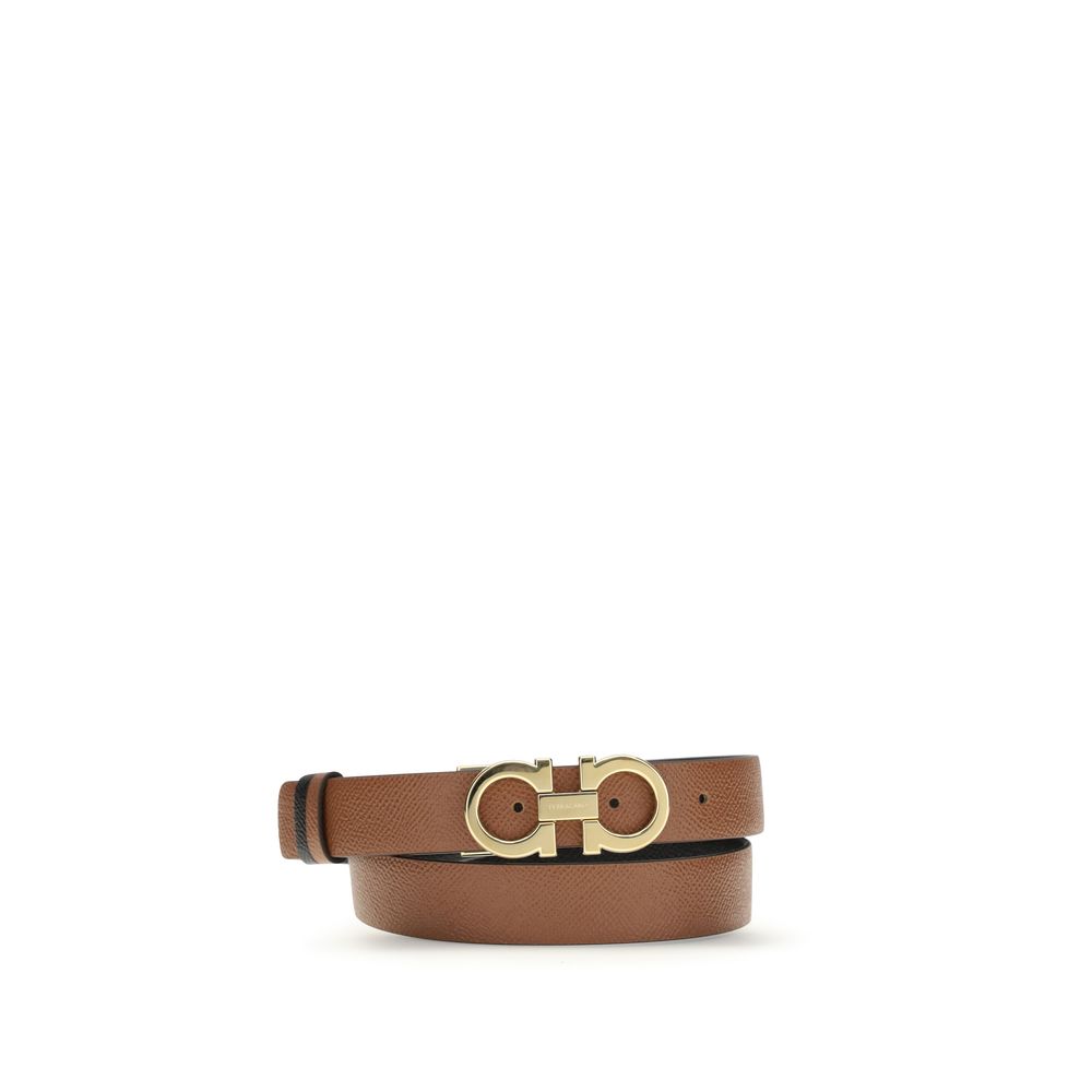 Ferragamo Beige Calf Leather Bos Taurus Regular Belt | Regal Royce