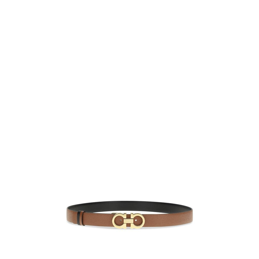 Ferragamo Beige Calf Leather Bos Taurus Regular Belt | Regal Royce