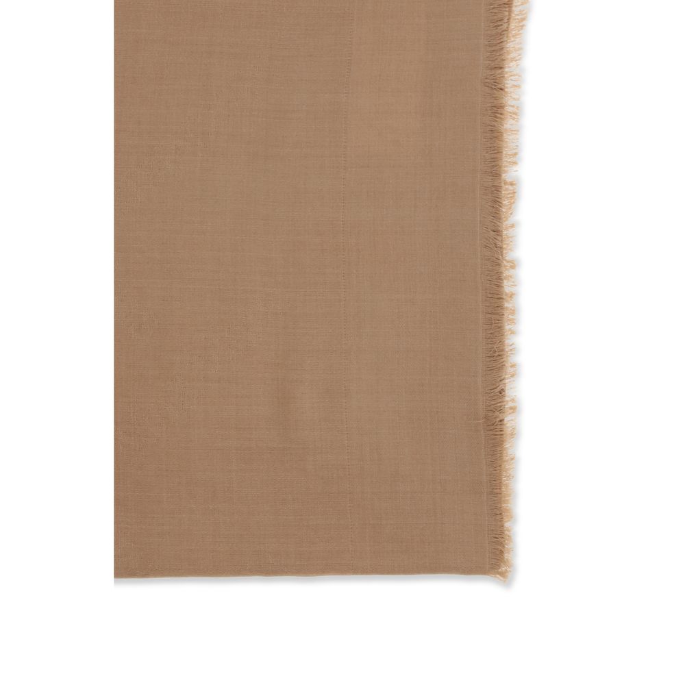Max Mara Beige Silk Scarf | Regal Royce