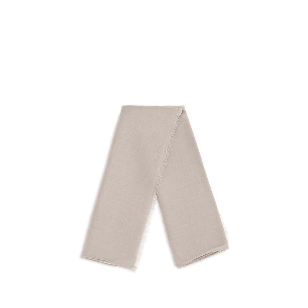 Max Mara Beige Silk Scarf | Regal Royce