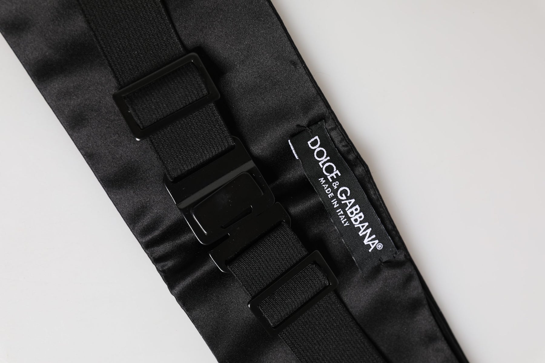Dolce & Gabbana Black 100% Silk Women Wide Waist Cummerbund | Regal Royce