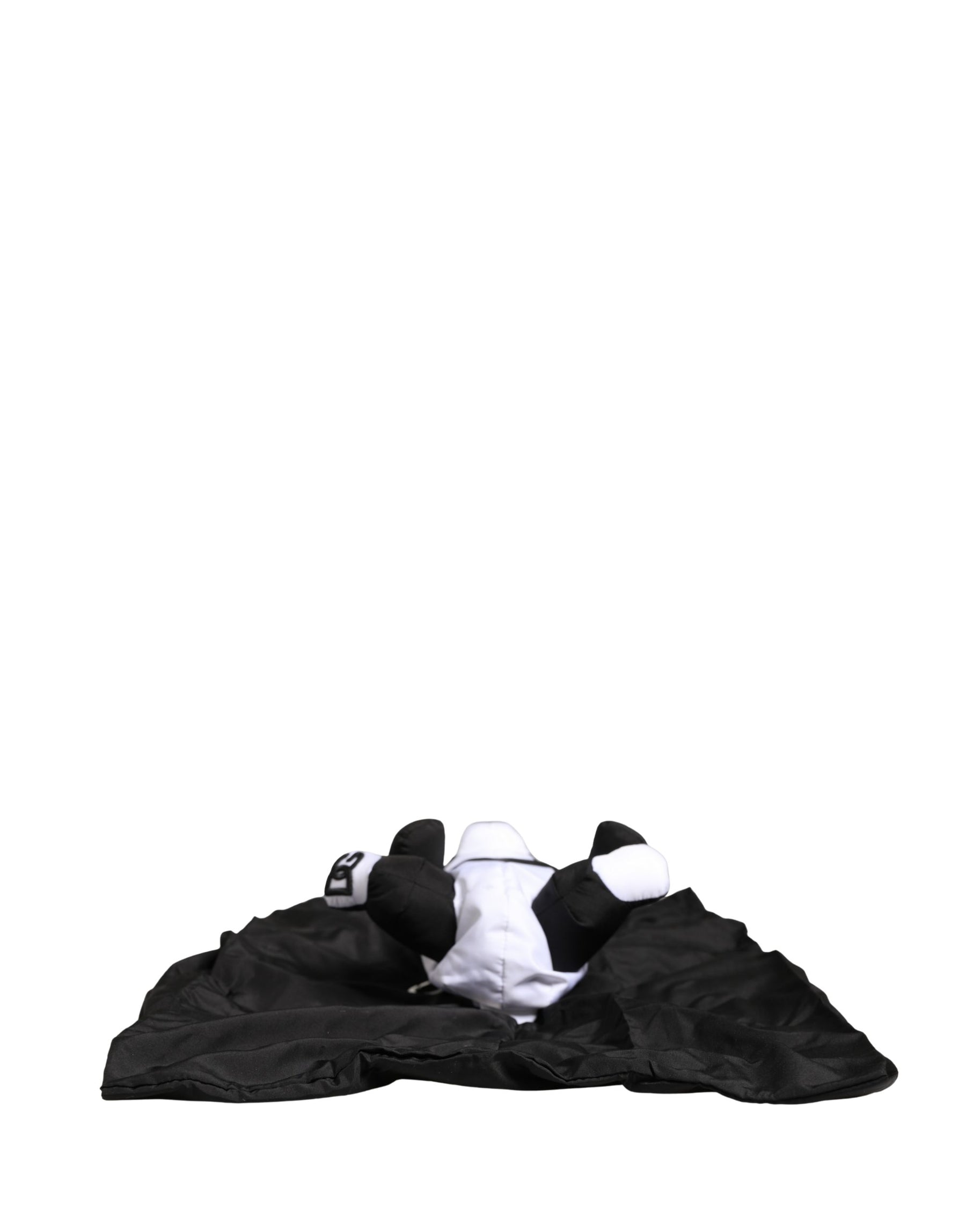 Dolce & Gabbana Men Black Polyester Panda Stuffed Ecobag Bag | Regal Royce