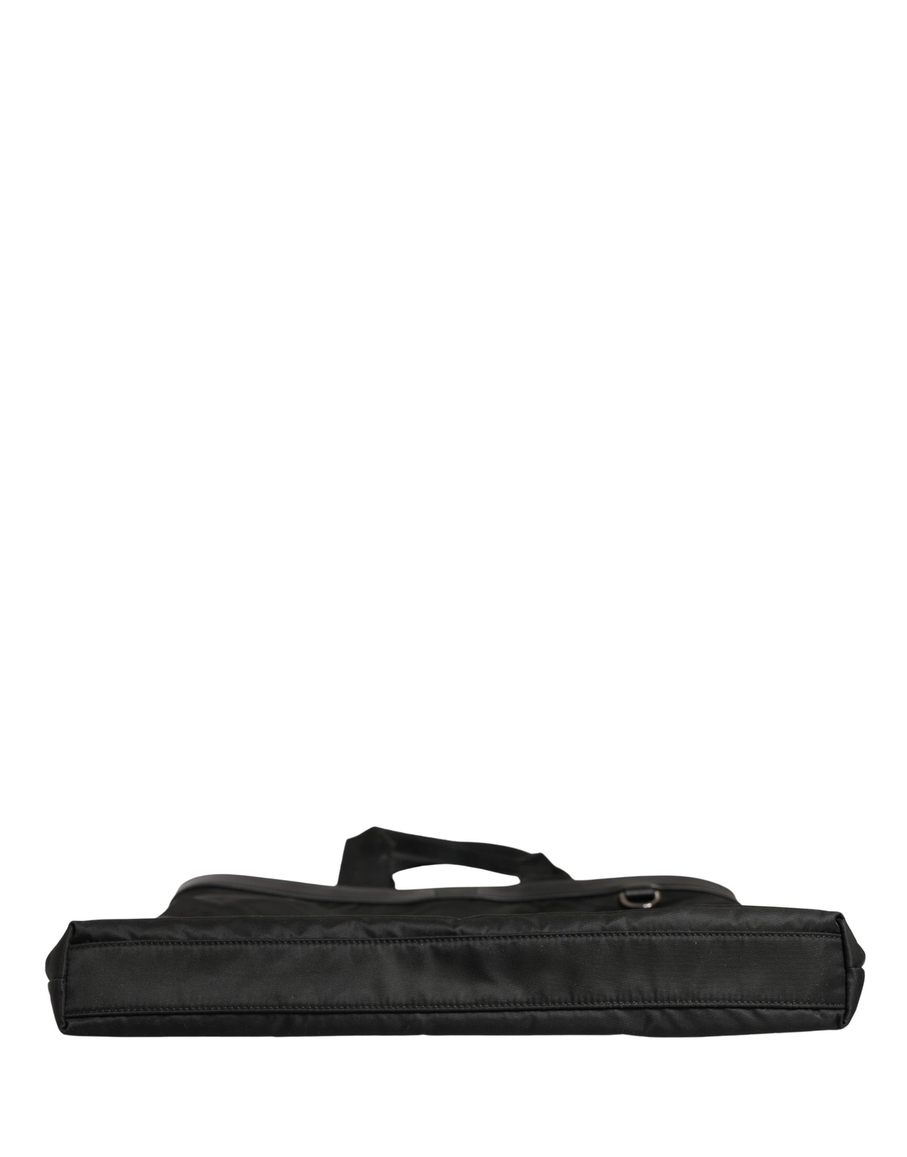 Dolce & Gabbana Black Leather #DGFamily Patch Shopping Tote Borse Bag | Regal Royce