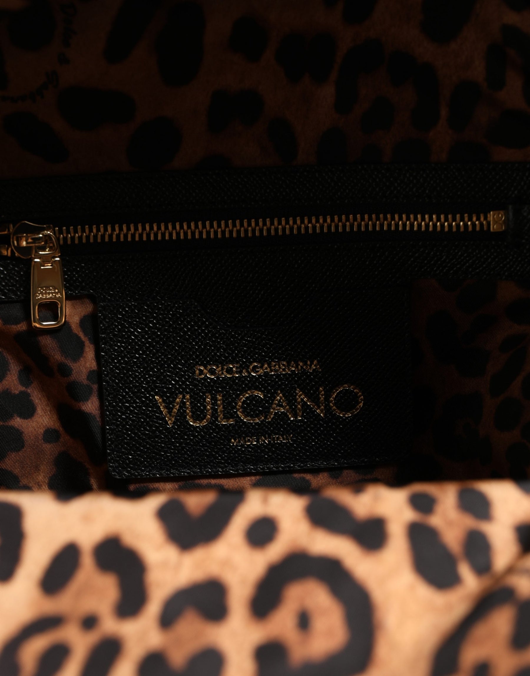 Dolce & Gabbana VULCANO Black Nylon #DGFAMILY Embellished Backpack Bag | Regal Royce