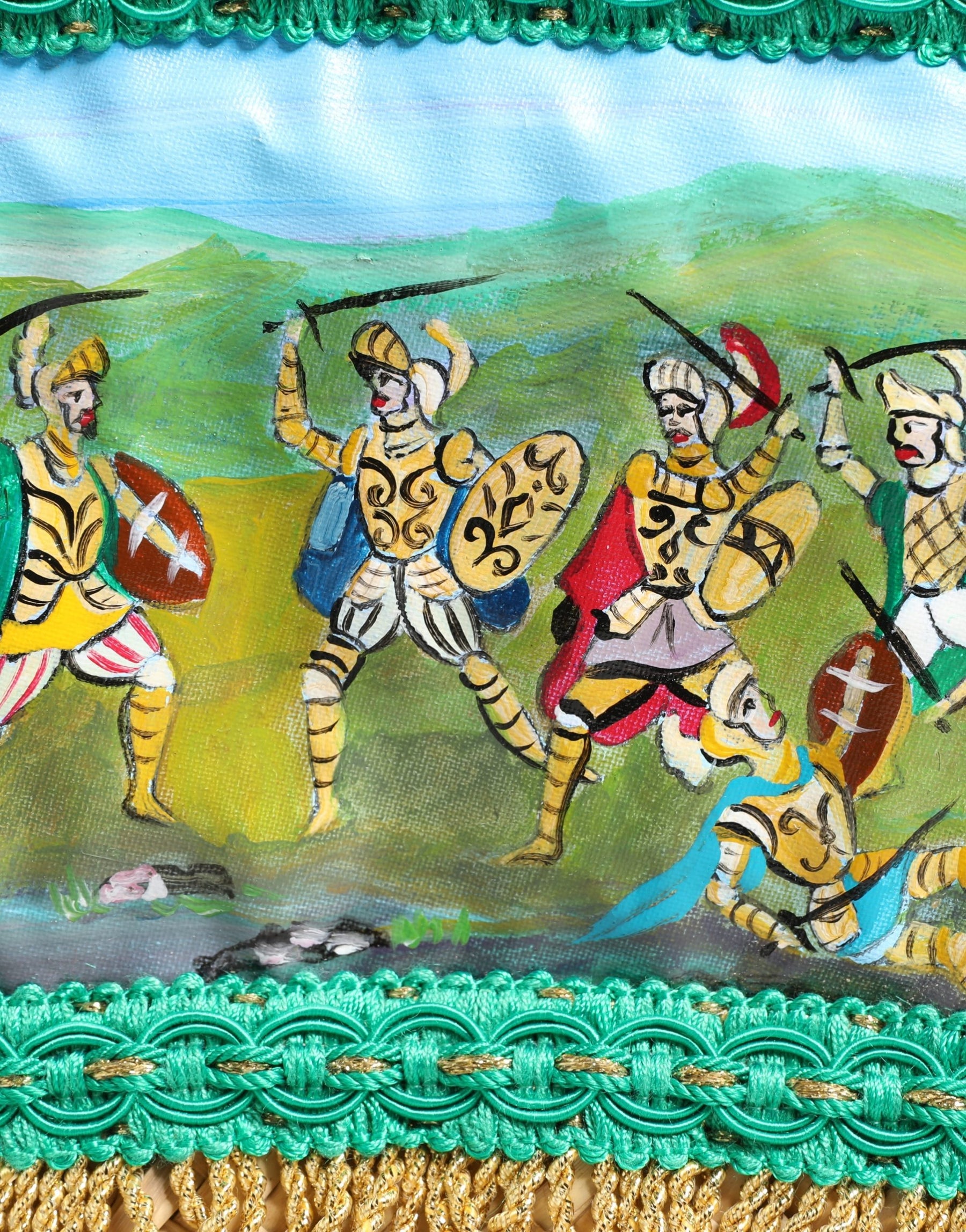 Dolce & Gabbana Multicolor Woven Straw Basket Embellished Sicily Bag | Regal Royce