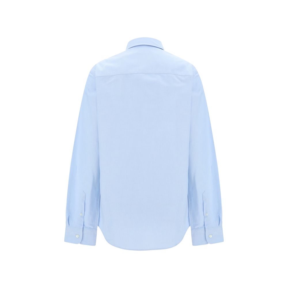 Ami Paris Blue Cotton Dress Shirt | Regal Royce