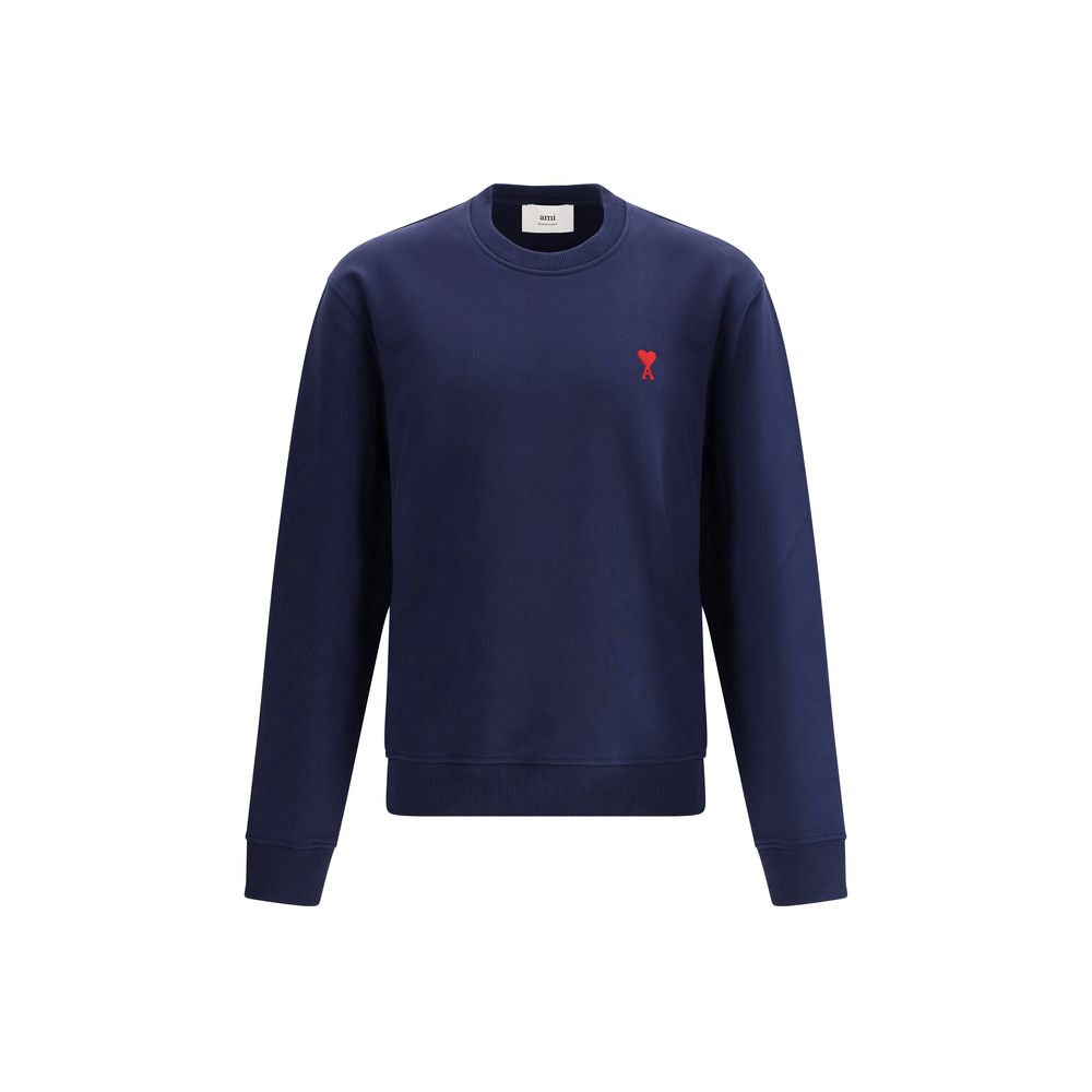 Ami Paris Blue Cotton Sweatshirt | Regal Royce