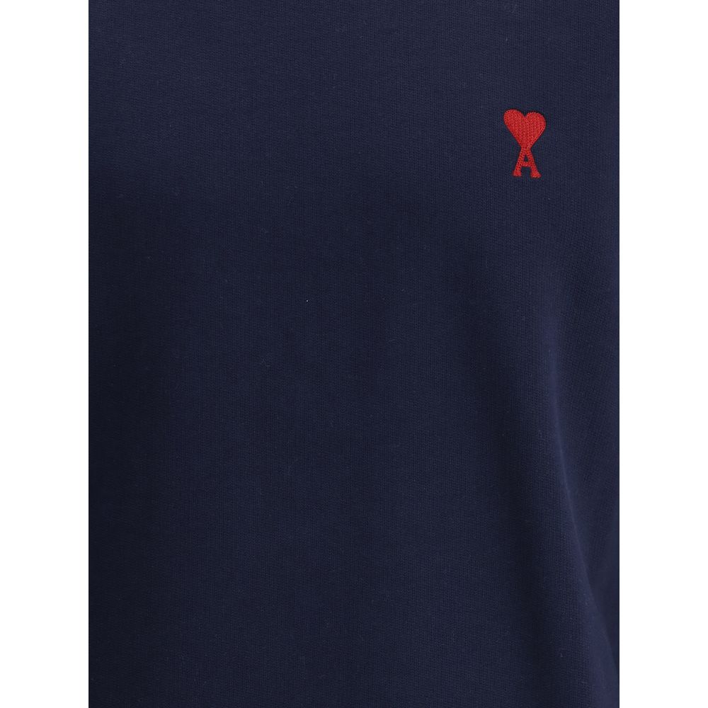 Ami Paris Blue Cotton Sweatshirt | Regal Royce