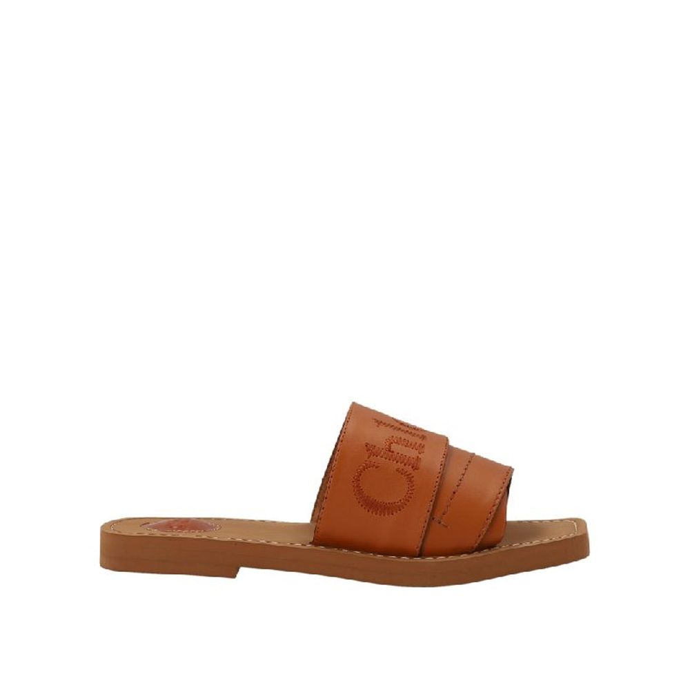 Chloé Brown Calfskin Sandals | Regal Royce
